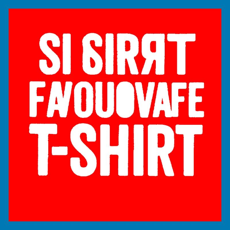 Glitched Text Block T-Shirt