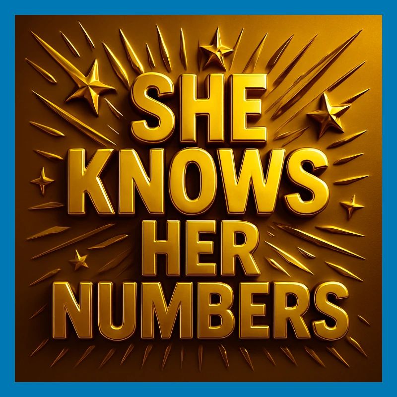 She Knows Her Numbers
