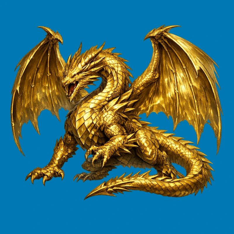 Goldener Drachen