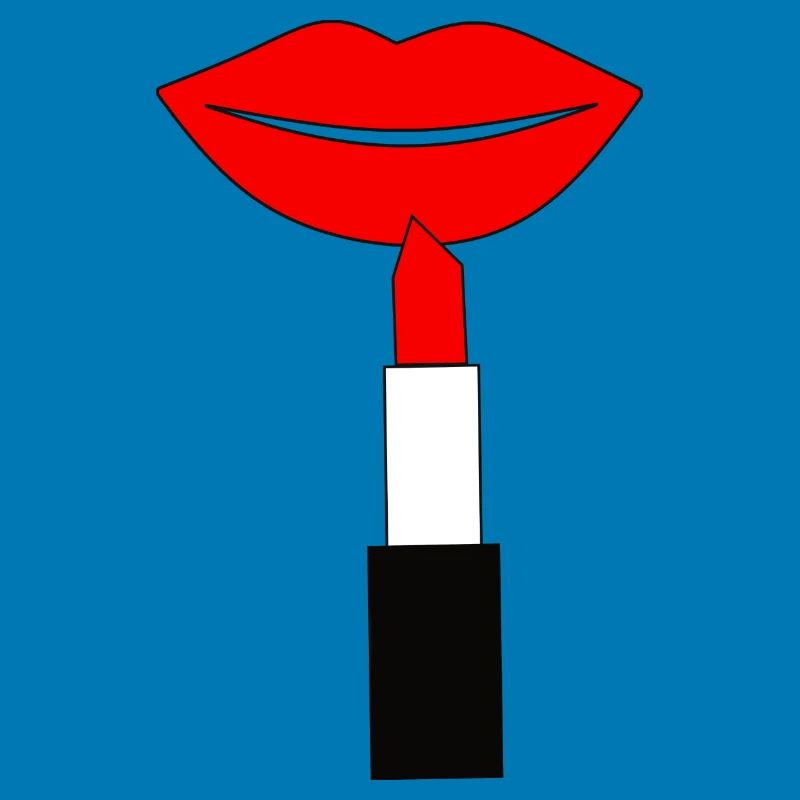 Lippenstift Lippen rot