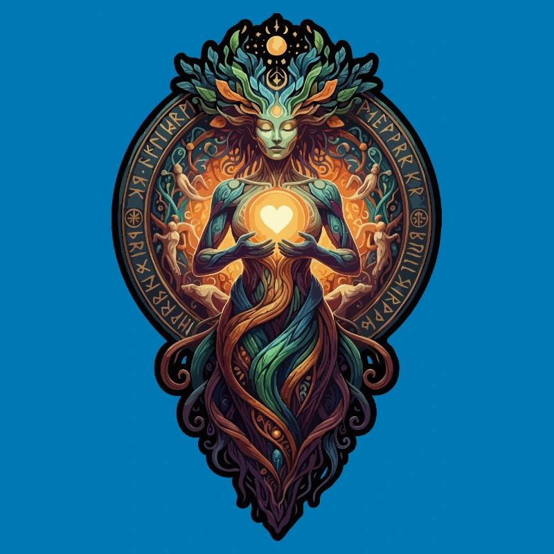 Glowing heart