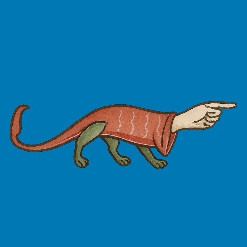 Medieval Paw Pointer Finger - MARGINALIA