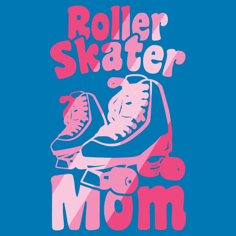 Rollschuhläufer Mama