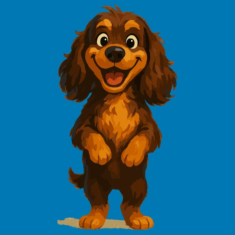 Cocker Spaniel Grinning Broadly