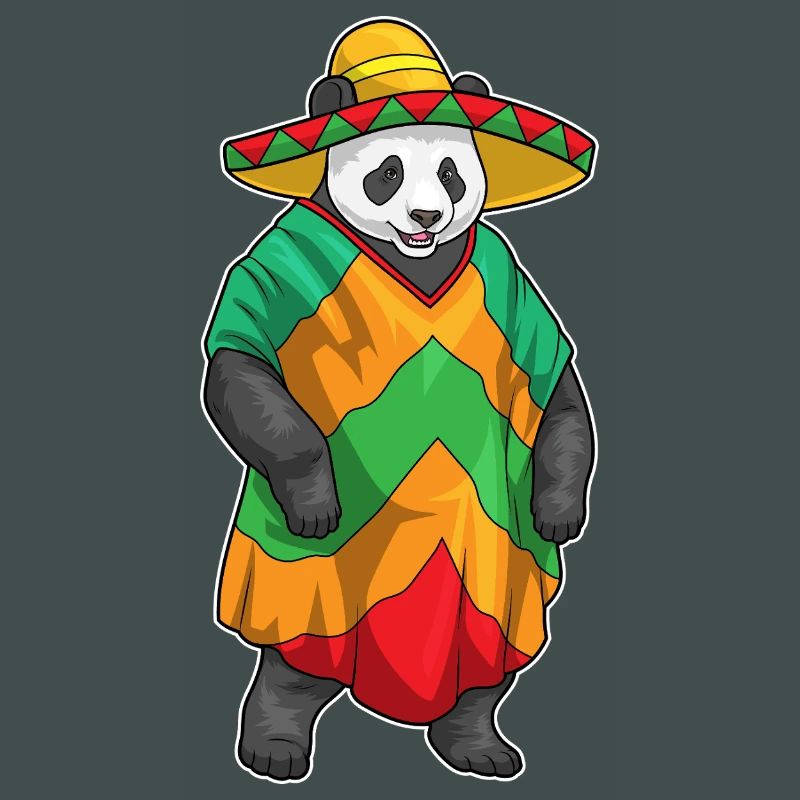 Panda Sombrero
