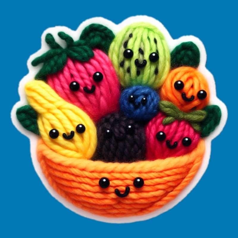 Fruit salad faces