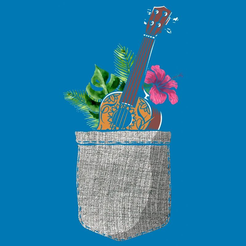 Hawaiian Ukulele Uke Pocket
