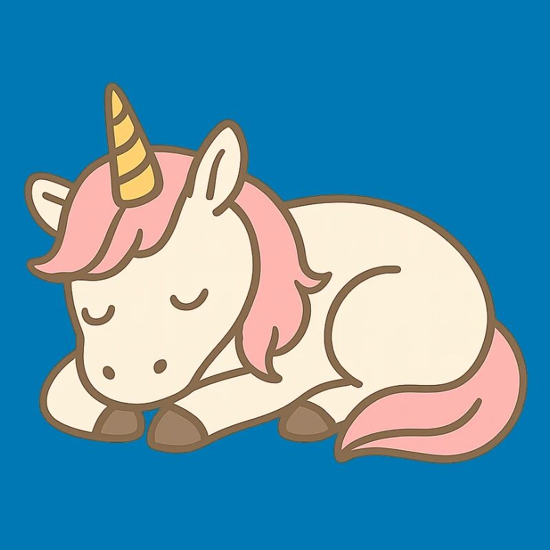 Schlafendes Einhorn