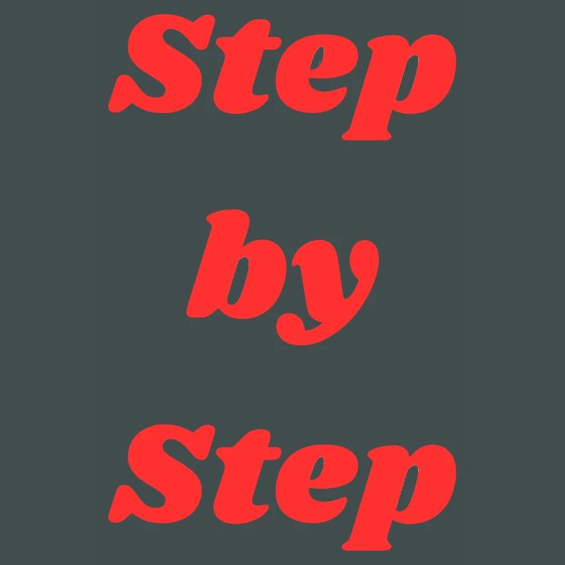 Step by step typography