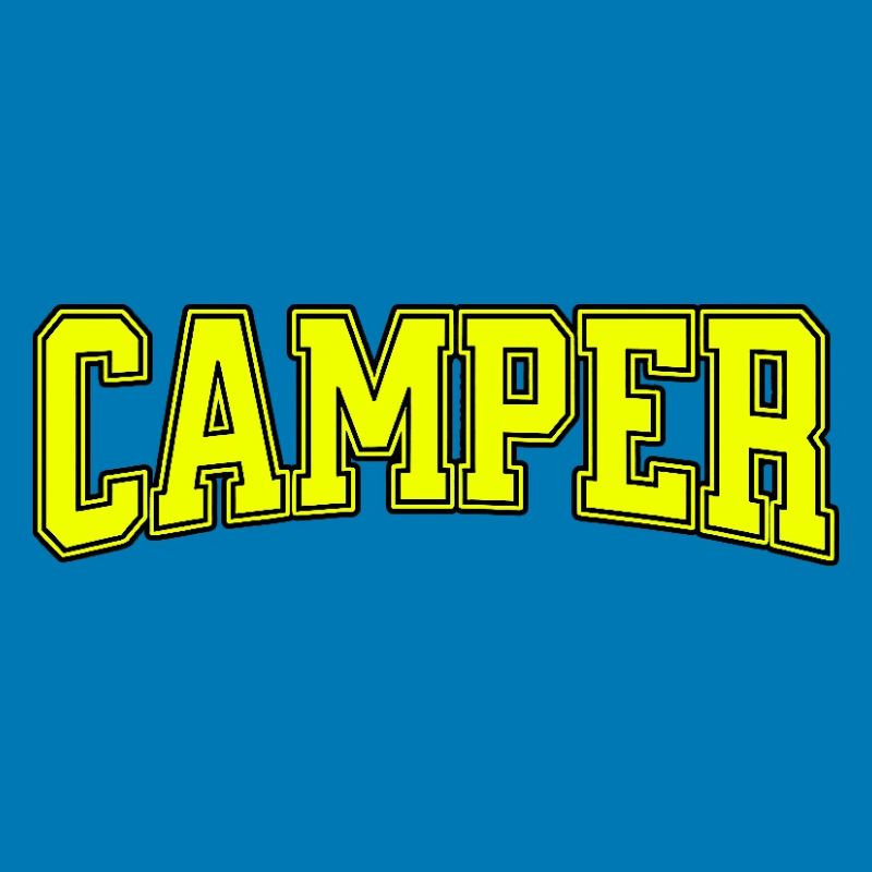 CAMPER Retro Varsity Stil