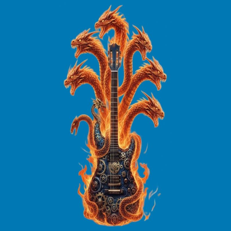 Fire Dragon Guitar Magic