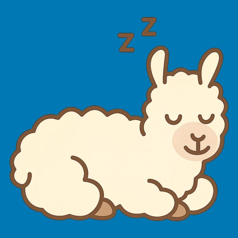 Sleeping Llama