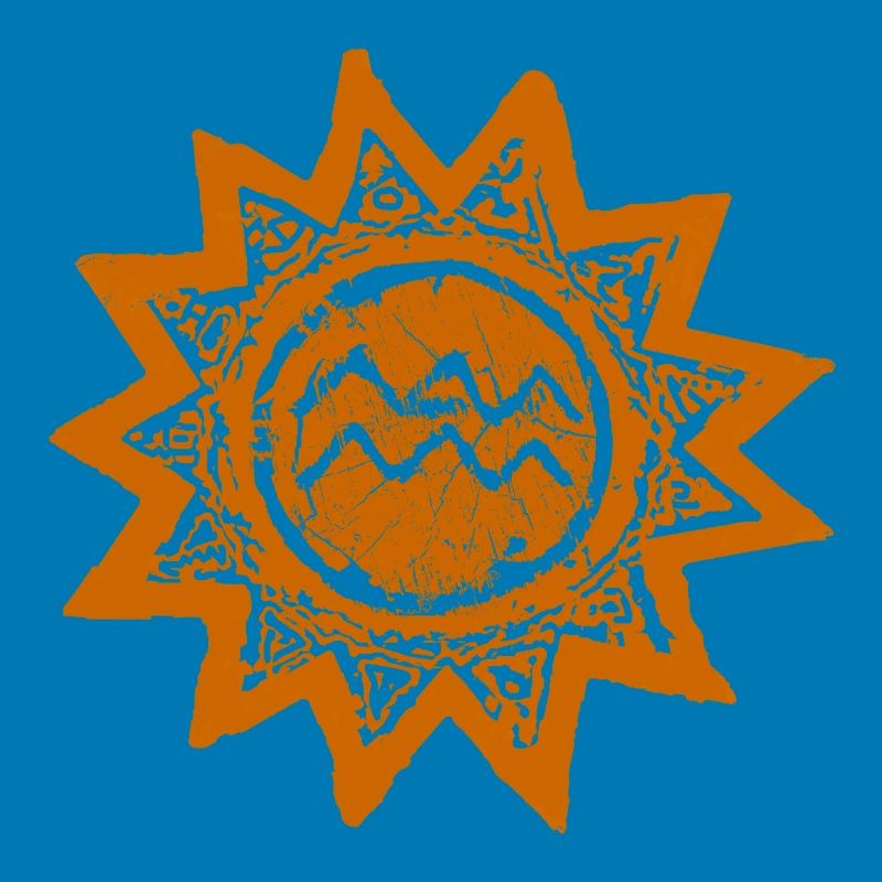 Astrologischer Wassermann Sonnen-Print