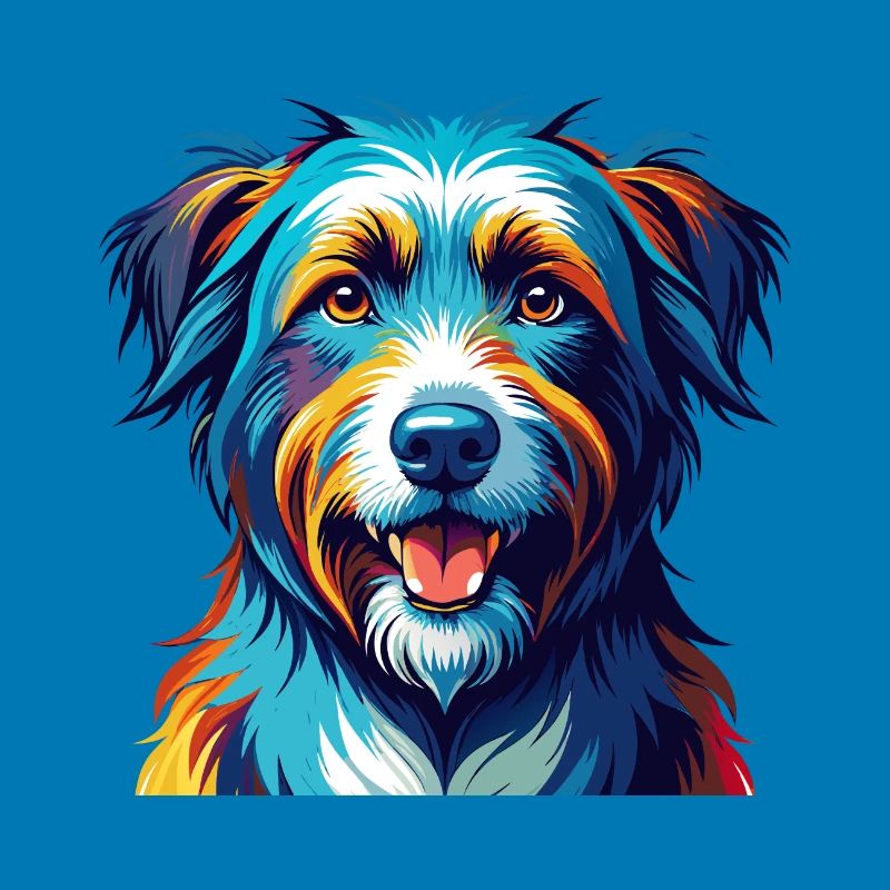 Pyrenäenschäferhund Hunderasse Karikatur Kawaii