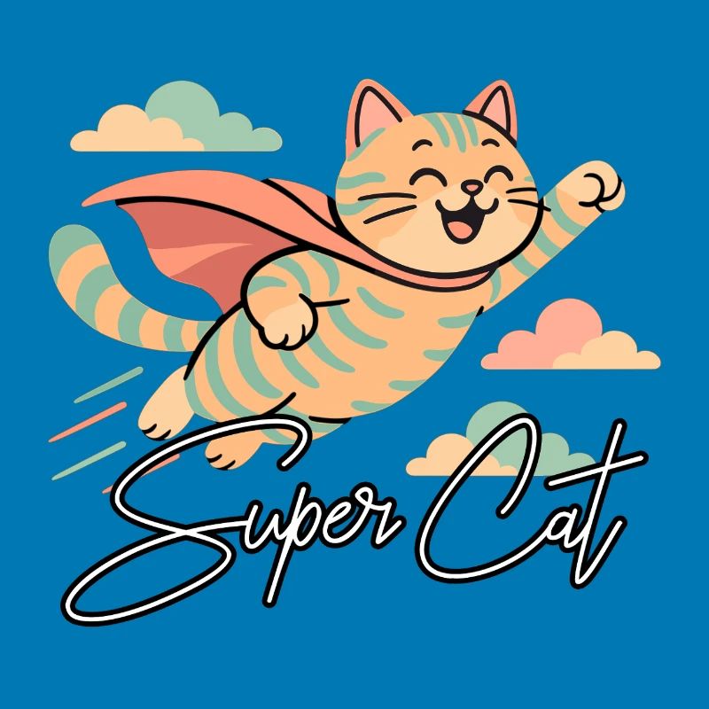 Super Katze Britisch Kurzhaar getigert Geschenk