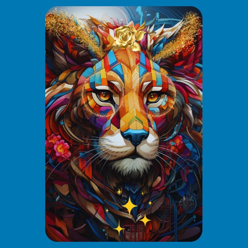Löwe Pop Art