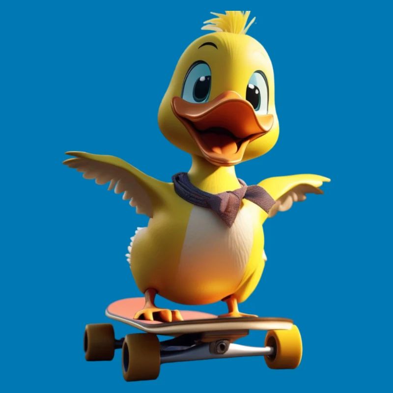 Skating Duck