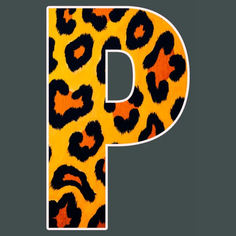 Leopard_Buchstabenmuster_-_P