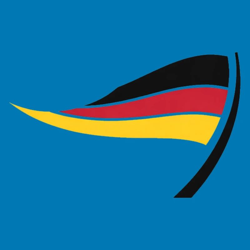 Deutsche Flaggenwelle