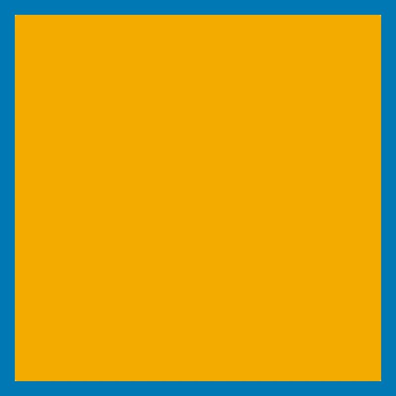 Minimal Orange Square Design