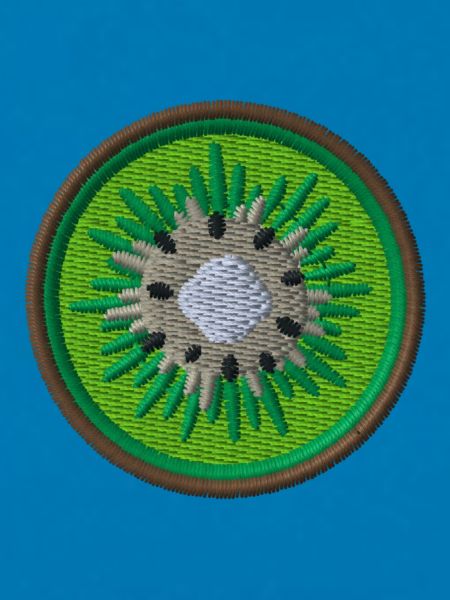 Kiwi bestickt