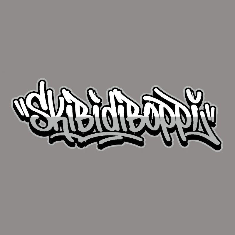 Skibidiboppi Graffiti Script
