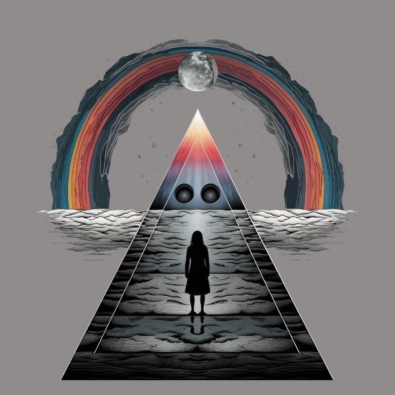 Pyramide arc-en-ciel Clair de lune Tango Dodgy