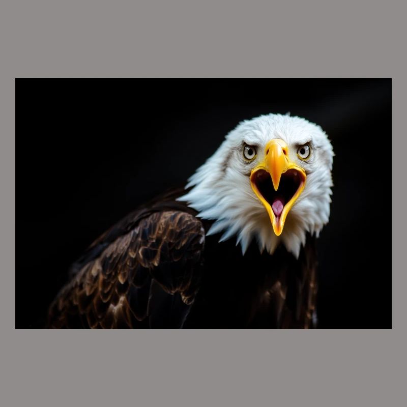 Wütender Adler Blick