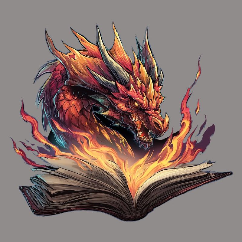Drachenbuch Transformationsfeuer-Design