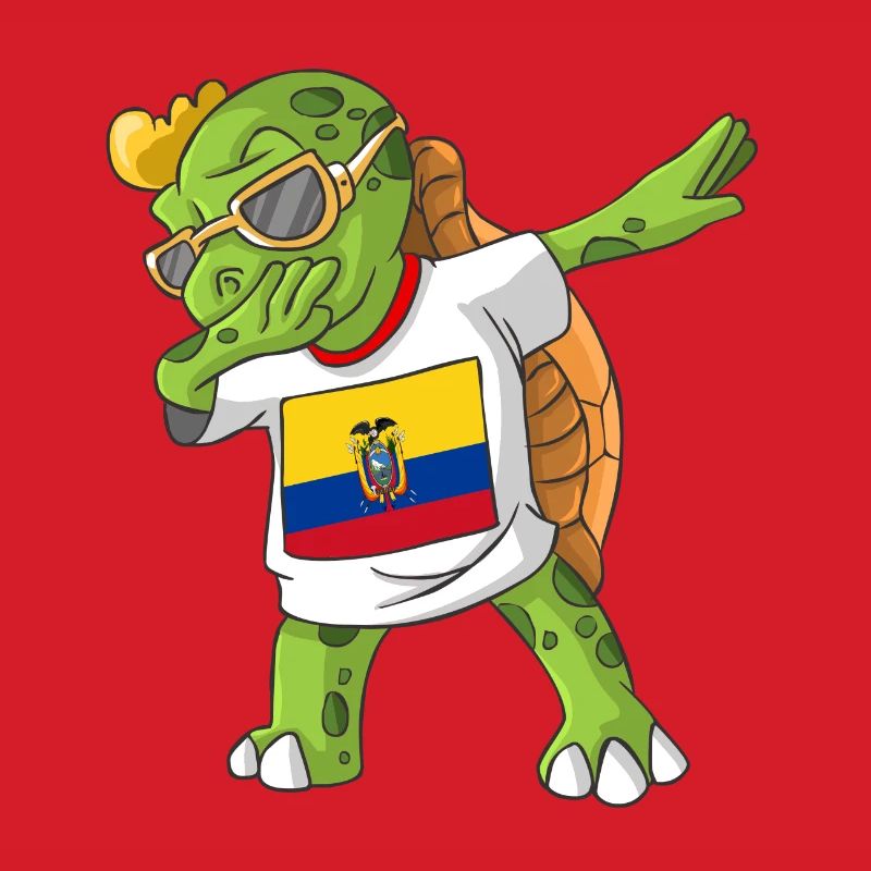 Ecuador Dabbing Schildkröte