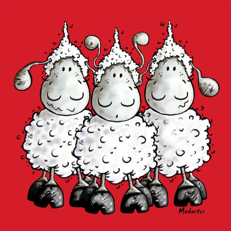 "Mc Wolle Schafe" - Sheep - Schaf