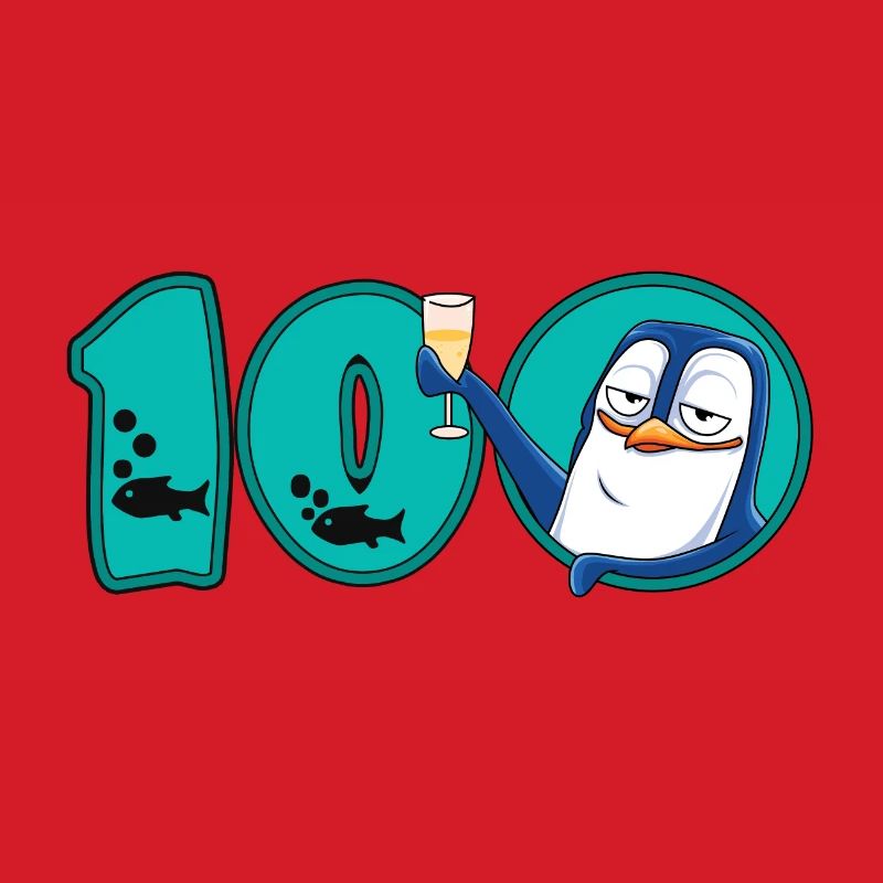100th Birthday Anniversary Penguin