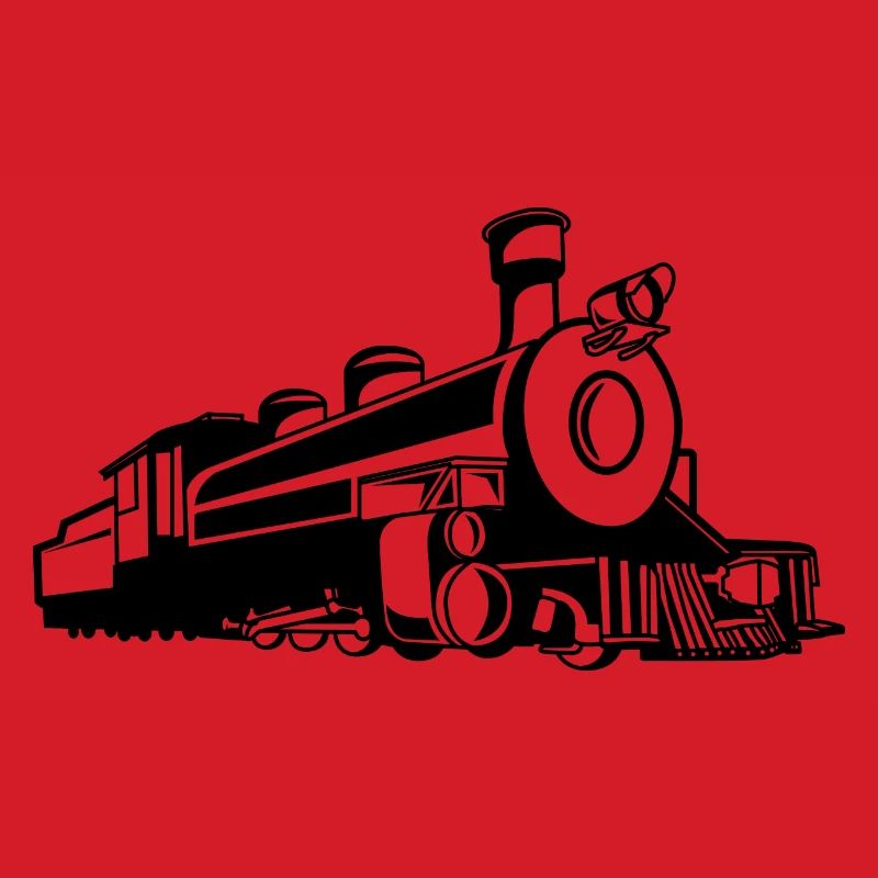 Retro Train Sketch