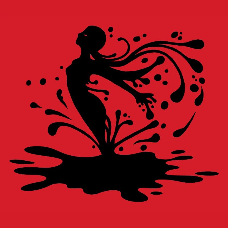 Silhouette und Tusche