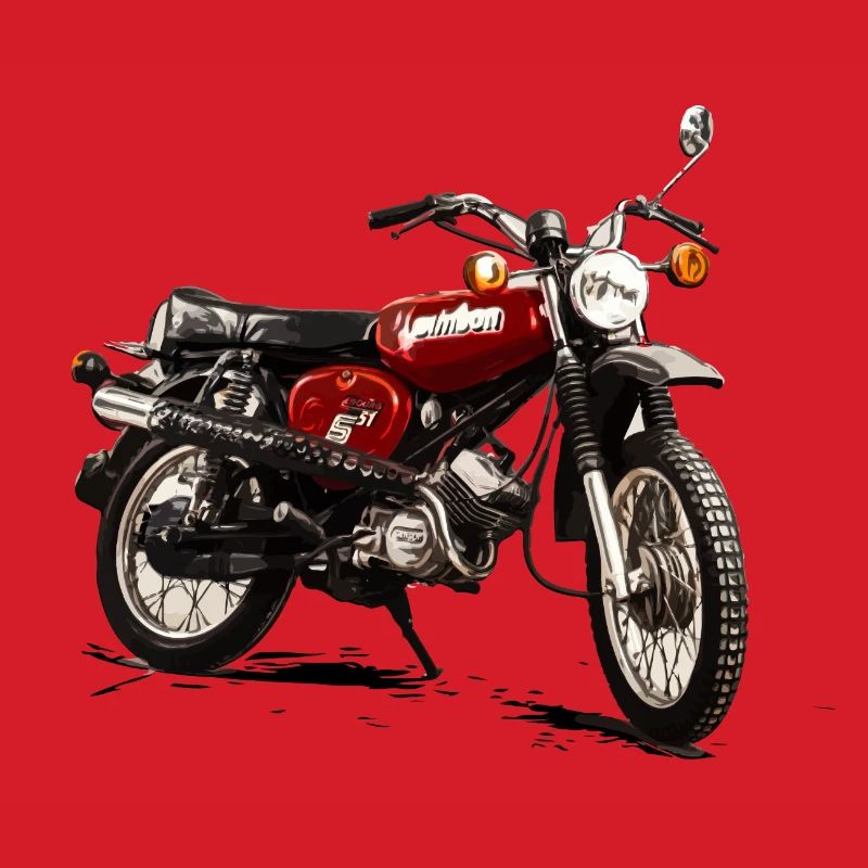 S51 Enduro Simson Motorrad