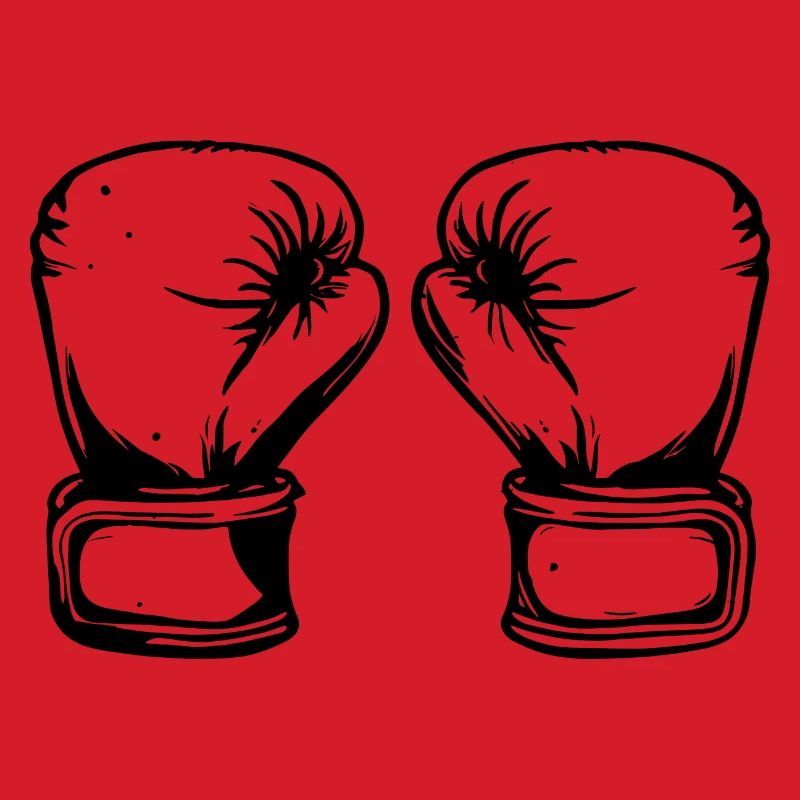Boxhandschuhe Zeichnung