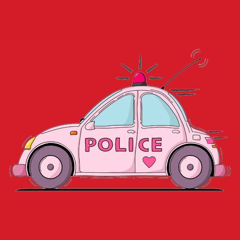 Polizeiauto Police Rosa