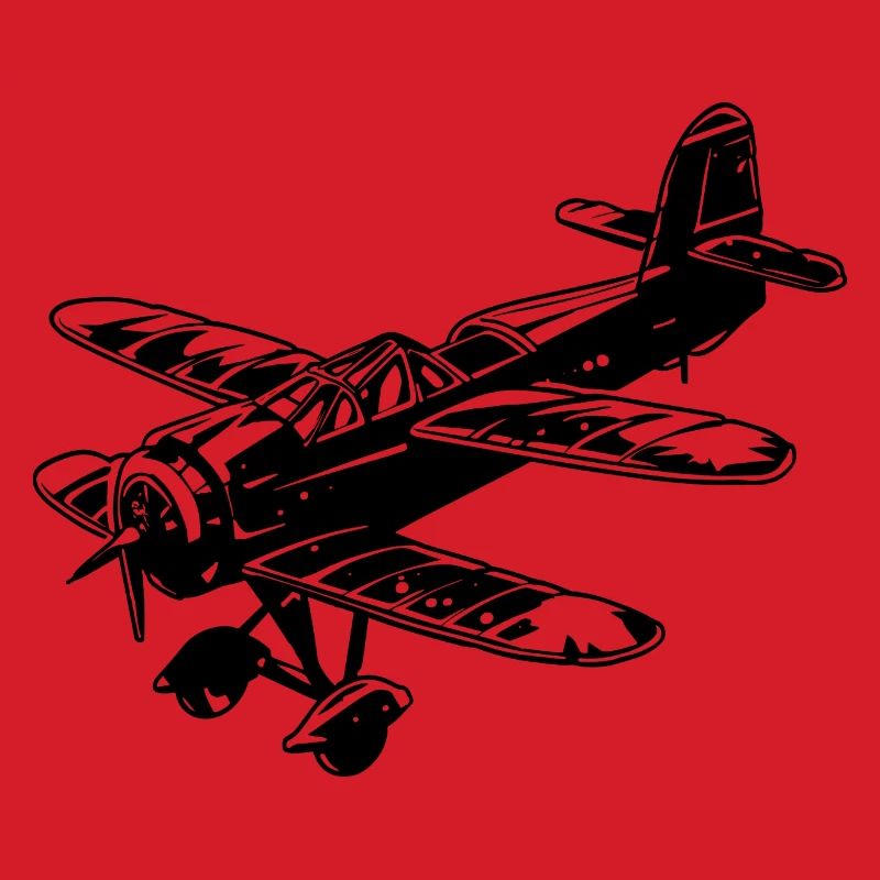 Propeller Flugzeug Grafik
