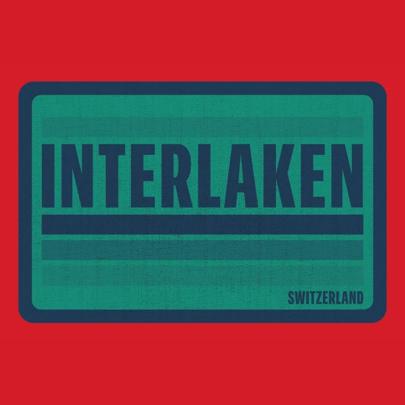 Interlaken Retro Abzeichen