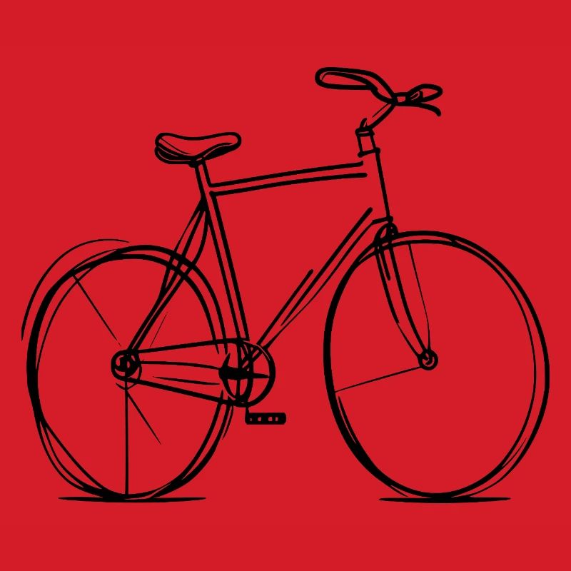 Bicycle Line Drawing