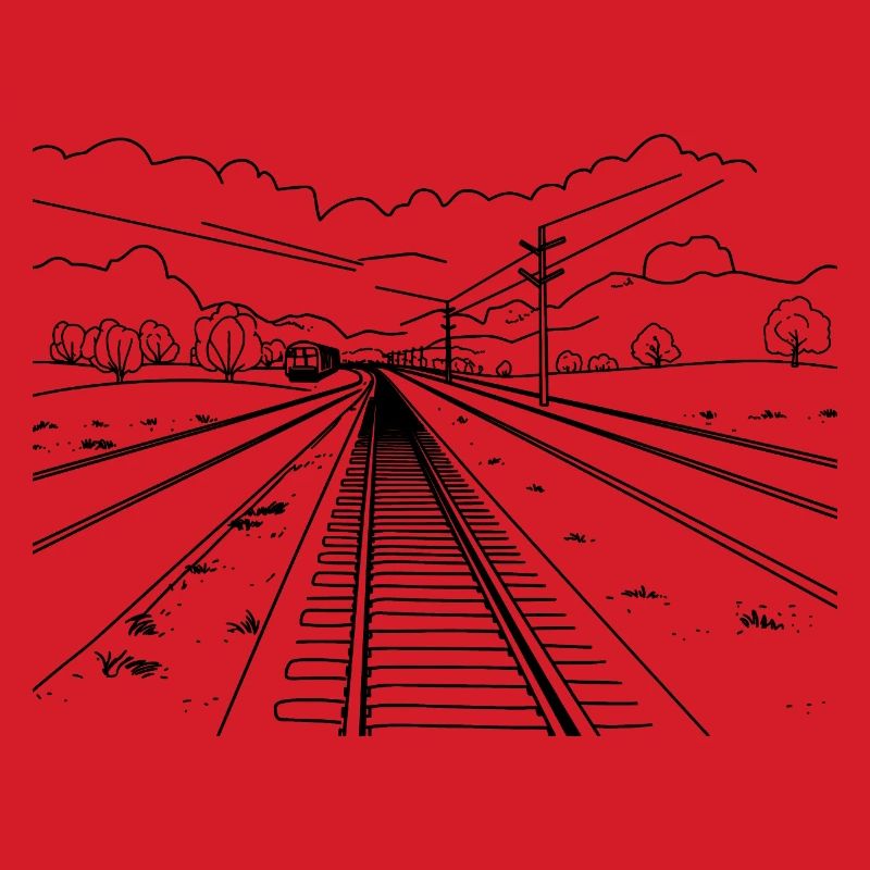 Eisenbahn Skizze