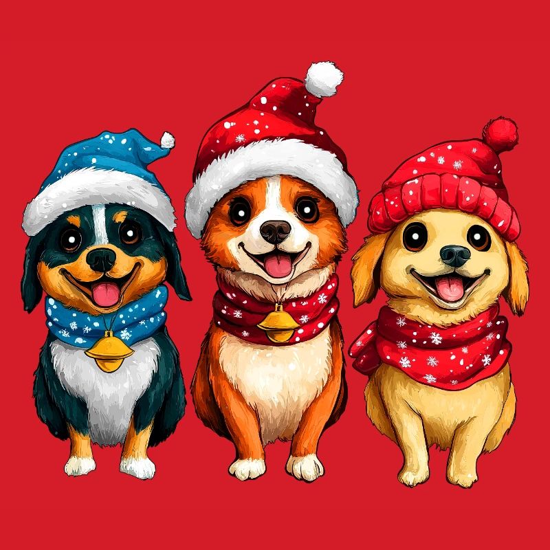 Weihnachtsmann Hund