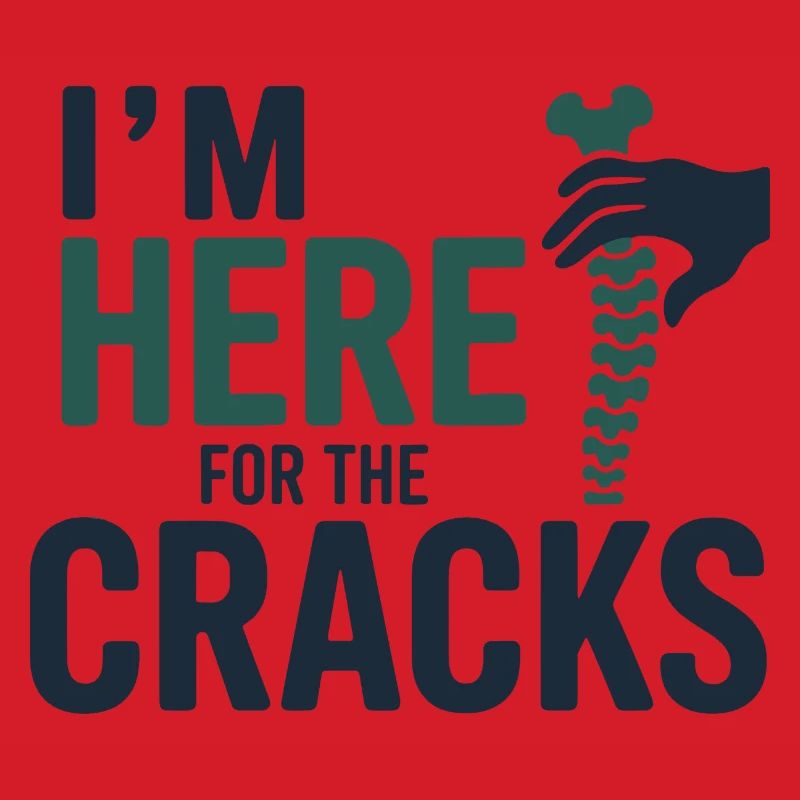 Chiropractor Im Here For The Cracks Professional 