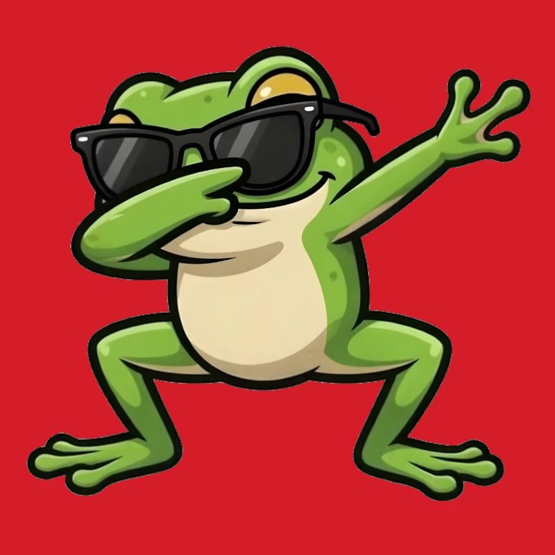 Dabbing Frog