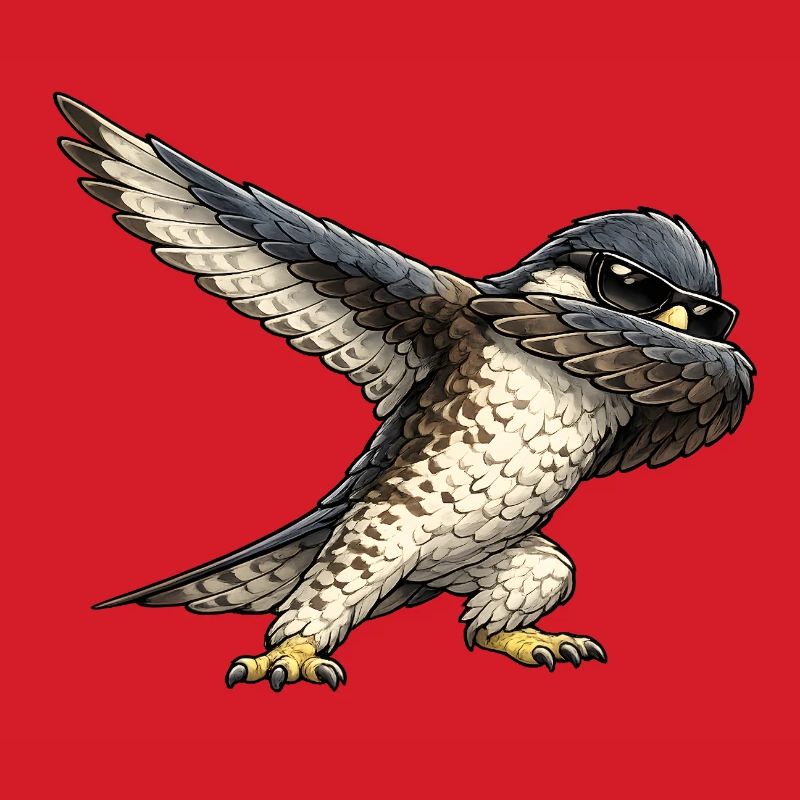 Dabbing Falke