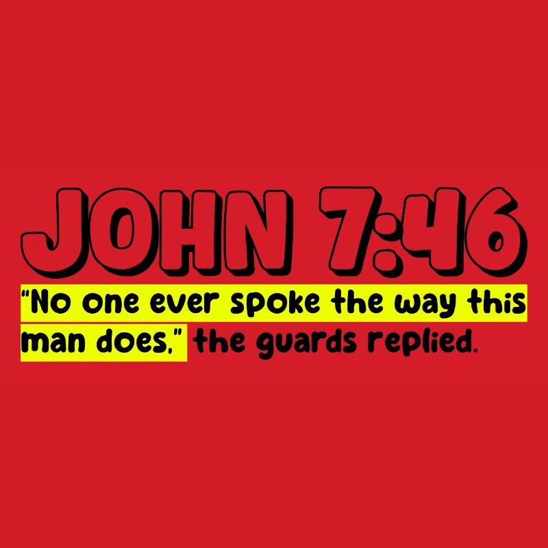 John 7:46 | Bible Quote