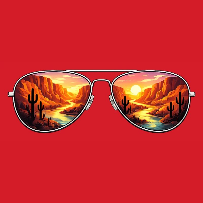 Desert Canyon Sunset Aviator