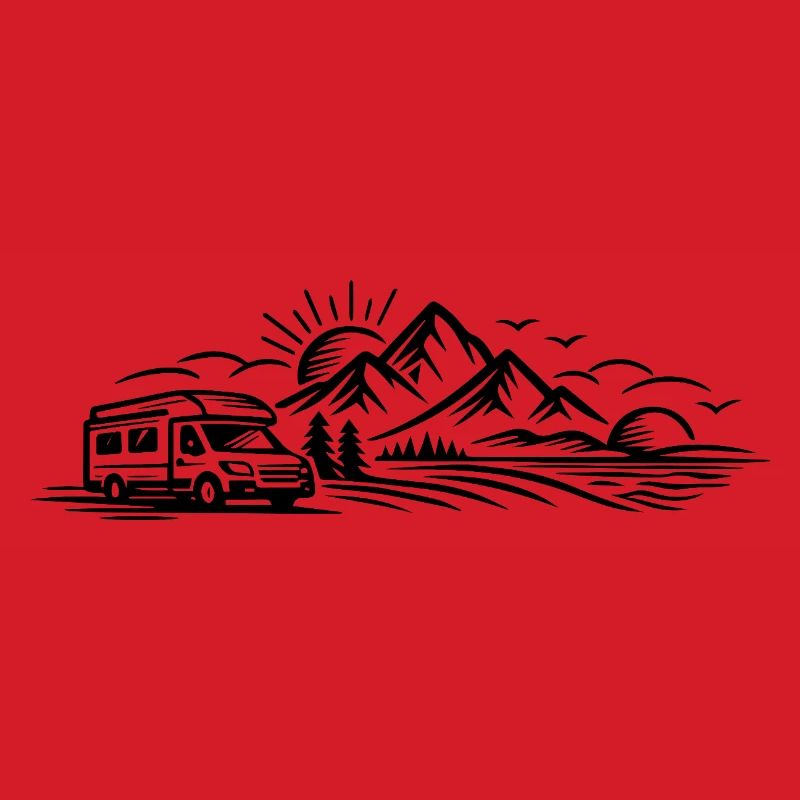 Camping Car Landscape