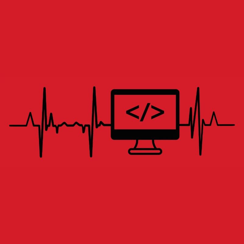 Programmierer Herzschlag