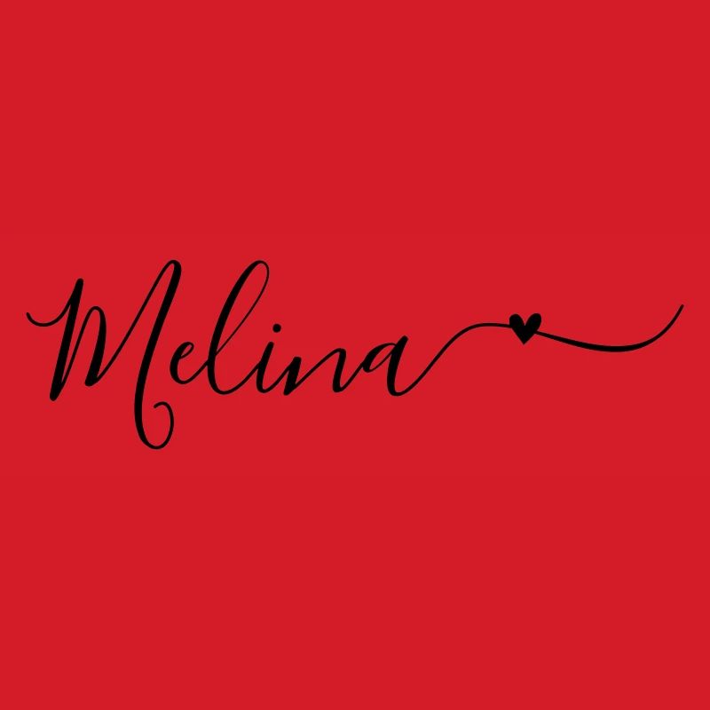 Melina Name First Name Decorative